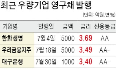 계속되는 금리 하락…우량기업 영구채 갈수록 인기