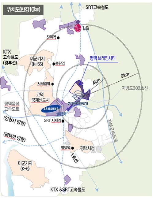 평택 브레인시티 산단관리기본계획 확정…이르면 하반기 분양