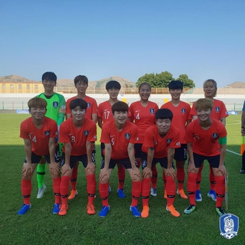 한국 여자축구, U대회 조별리그 2차전 브라질과 무승부…8강행