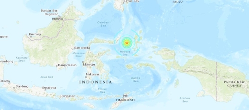 인니 술라웨시 북동 해상 6.9 지진…쓰나미 조기경보