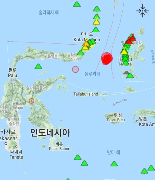 인니 6.9 강진에 '놀란 가슴'…쓰나미 조기경보 해제