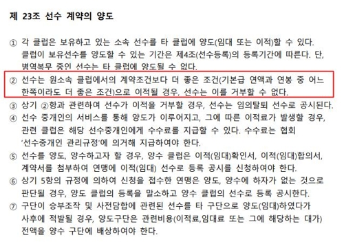 백지훈부터 남준재까지…K리그 이적 규정은 '누구 편일까?'