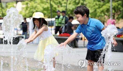 경기도, 19일 북부청사 앞 광장에 물놀이장 개장