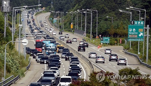 서울춘천고속도로 개통 10년…누적교통량 3억3천만대