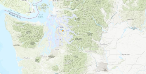 美 시애틀 인근서 규모 4.6 지진…밴쿠버서도 진동 느껴