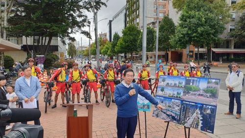 박원순, 서울에 '자전거 고속도로' 조성…"자전거 혁명 이룰 것"