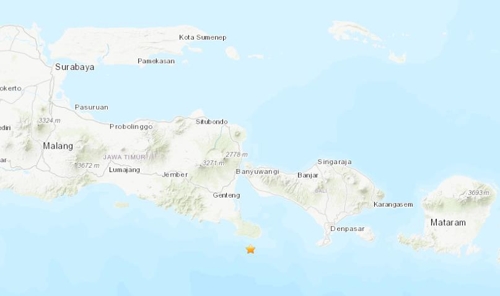  인도네시아 발리 인근 규모 5.7 지진…쓰나미 가능성 없어