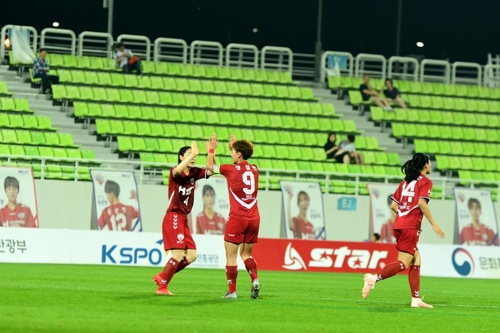 현대제철, KSPO에 5-3 역전승…11연승 등 개막 후 13경기 무패