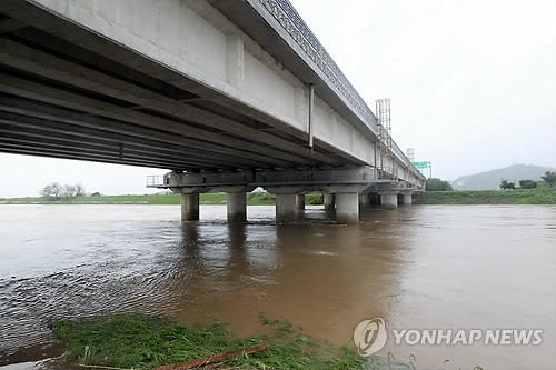 동진강 정읍천 유역에 홍수주의보 발령