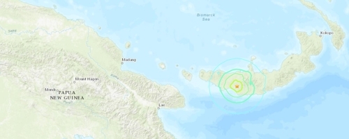 파푸아뉴기니 뉴브리튼섬에 규모 6.2 지진…피해여부는 `아직`
