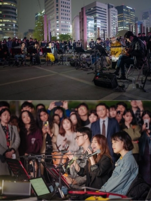 &#39;비긴어게인3&#39; 패밀리밴드, 서울시민 위한 버스킹...첫방부터 시청률 5% 육박