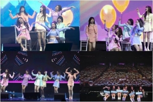 여자친구, 싱가포르 공연서 데뷔 전 그룹 후보 &#39;허그허그&#39;&#39;세계평화&#39; 결성