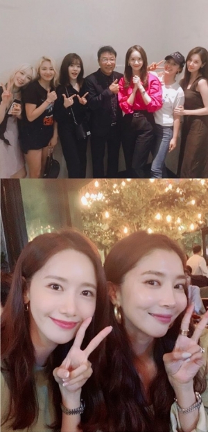 윤아, 소녀시대·이수만 응원 온 &#39;엑시트&#39; 시사회 현장 공개