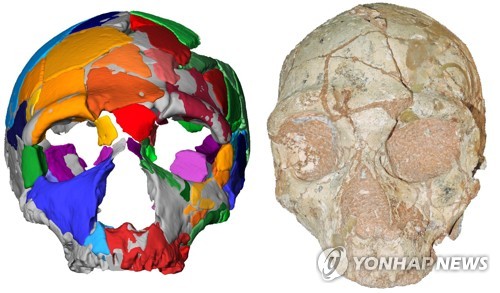 "그리스 동굴서 발견된 두개골, 21만년 전 호모사피엔스 것"(종합)