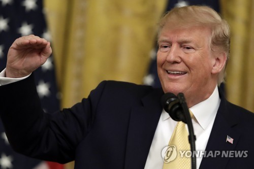 트럼프 "핵실험 하던 사람은 없어…날 만나 너무 행복해해"