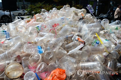부산 생곡 재활용센터 7일째 가동중단…쓰레기 처리 차질
