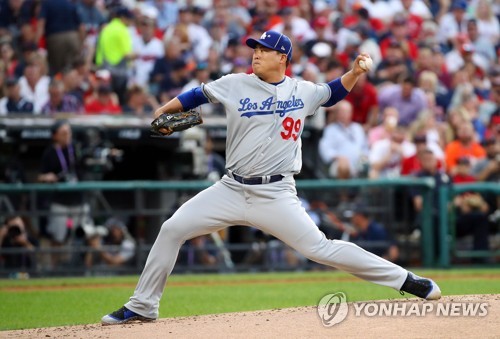 류현진, 역사적인 MLB 올스타 선발 데뷔전서 1이닝 무실점