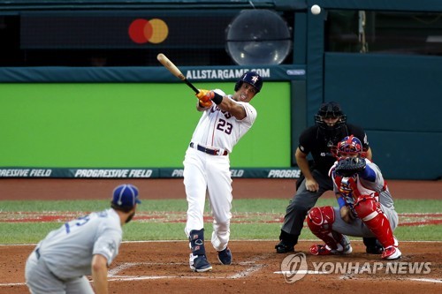 류현진, 역사적인 MLB 올스타 선발 데뷔전서 1이닝 무실점