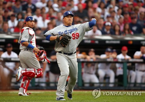 류현진, 한국인 첫 MLB 올스타전 선발로 1이닝 무실점