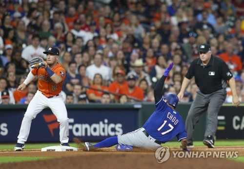 추신수 4경기 만에 안타…MLB 텍사스 5연패