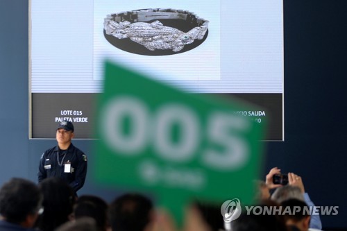 마약조직의 보석 팔아 도로 건설…멕시코 정부, 압수물품 경매