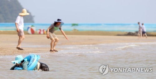 시원한 여름바다에 풍덩…경남 해수욕장 일제히 개장