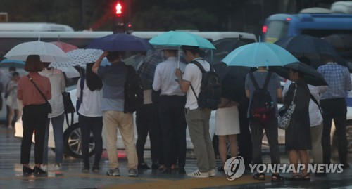 중부지방 출근시간 장대비…서울·인천 등 호우경보