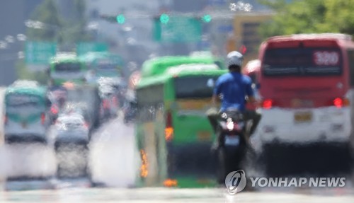 '폭염특보' 경기도 전역 오존주의보도 발령(종합)