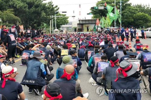 울산 레미콘노조 파업에 학교 신축도 멈춰…내년 개교 차질 우려