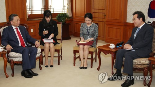 이총리, 베트남 공안장관 만나 "이주여성 폭행사건 안타깝다"