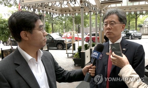 김현종 "한미일 고위급협의에 한미 적극적…일본 아직 답없어"(종합2보)