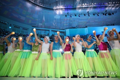 [광주세계수영] 빛의 고장에서, 물의 축제 시작…"개회를 선언합니다"(종합)