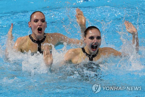 -광주세계수영- 러시아 아티스틱 콜레스니첸코, 대회 첫 2관왕