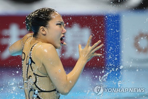 [광주세계수영] 눈물 쏟은 이리영 "후회 없는, 감격의 눈물입니다"