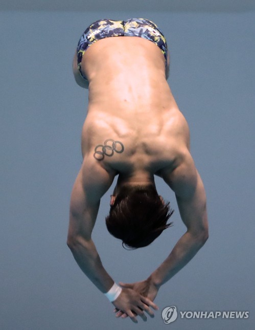 -광주세계수영- 우하람, 다이빙 3ｍ 개인전 결승행…男 수구, 2득점