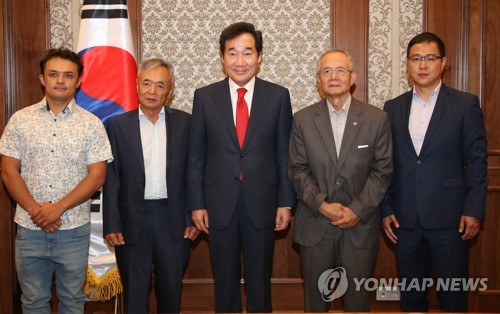 이총리, 애국지사 허위 선생 후손 만나 '하나된 조국' 다짐