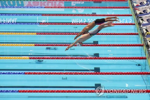 [광주세계수영] 100분의 1초까지 같은 그들…막차 티켓 주인 가리는 '스윔-오프'