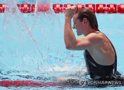 -광주세계수영- 미국, 女혼계영 400ｍ 세계新…MVP는 드레슬·셰스트룀(종합)