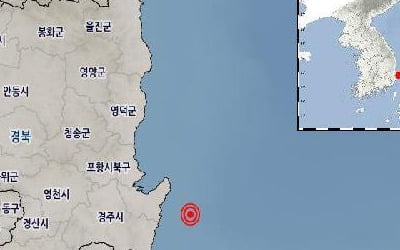 기상청 "경북 포항 남구 동남동쪽서 규모 2.7 지진 발생"