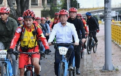 박원순, 서울에 '자전거 고속도로' 조성…"자전거 혁명 이룰 것"