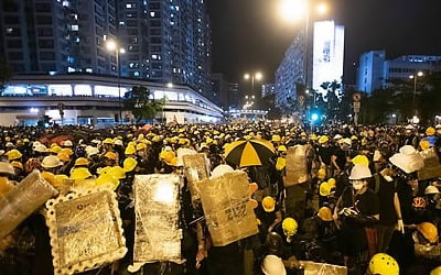 홍콩 경무처 "폭력으로 법치 타격"…시위대 47명 체포