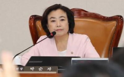 한국당 윤리위, '국토위원장 사퇴 거부' 박순자 징계 착수