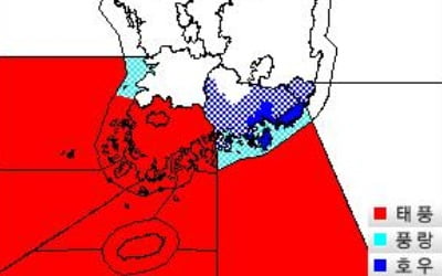 광주·전남 태풍경보…여수 거문도 264.5mm 비
