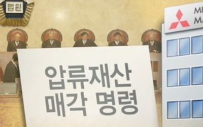 강제징용 피해자, 미쓰비시 압류 재산 매각 신청