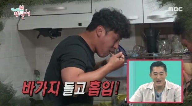 '전참시' 오대환, 친형제 같은 매니저와 열무김치국수 '먹방'