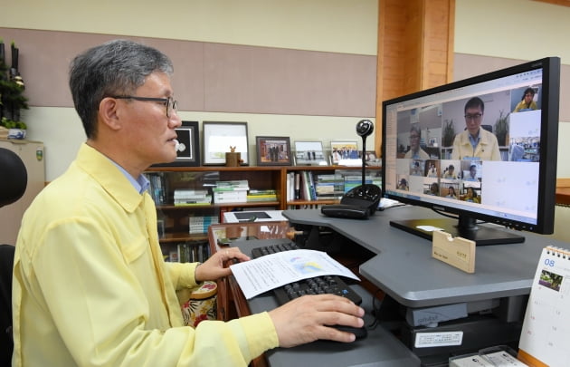 김재현 산림청장, 제8호 태풍 '프란시스코' 대비 대응상황 점검