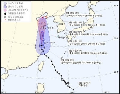 제9호 태풍 레끼마 북상에 광주·전남 폭염경보 '해제'