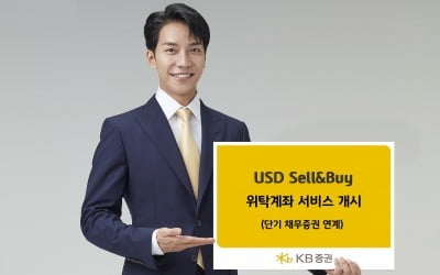 KB증권, 외국환 스왑거래 'USD Sell&Buy' 서비스 개시