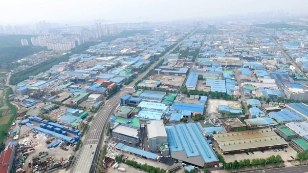 인천 남동산업단지 전경