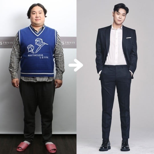 유재환 32kg 감량 /사진=쥬비스 제공